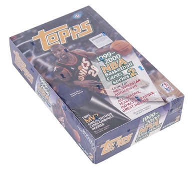 1999/00 Topps Basketball Series 2 Sealed Hobby Box